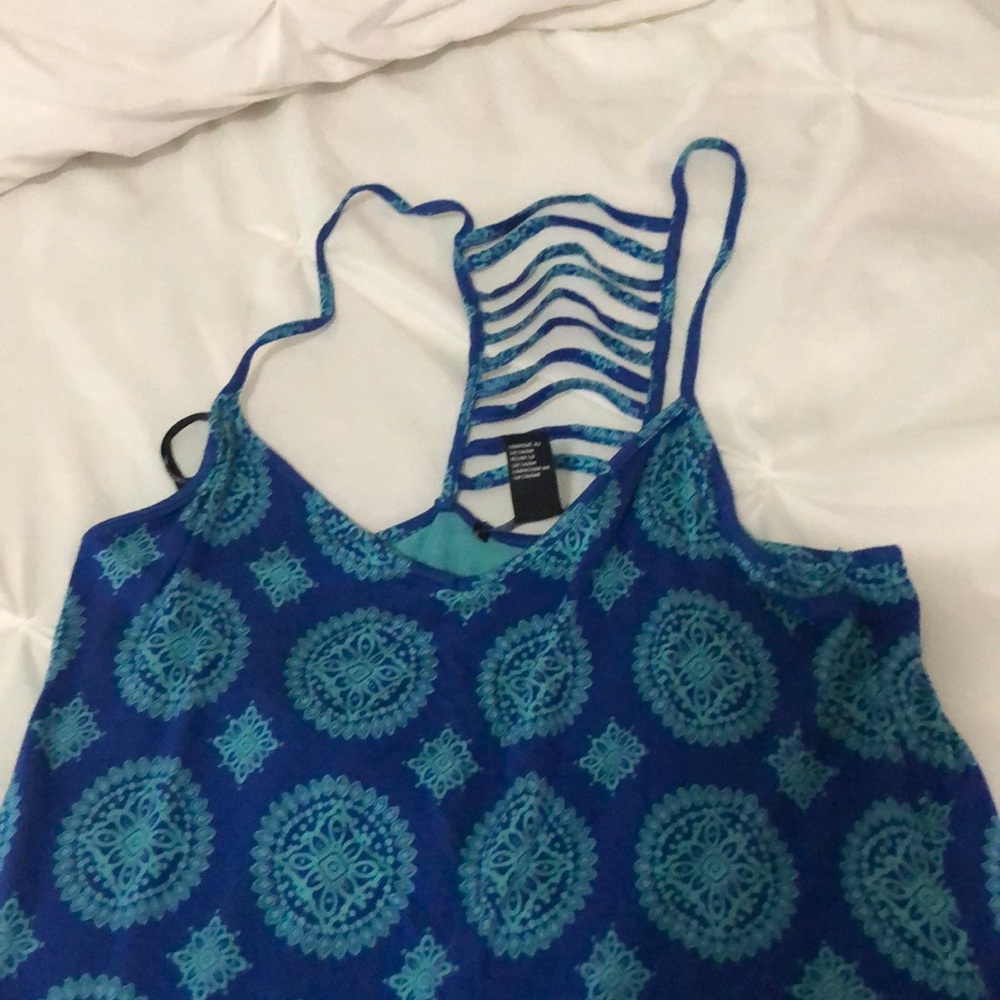 Blue maxi dress